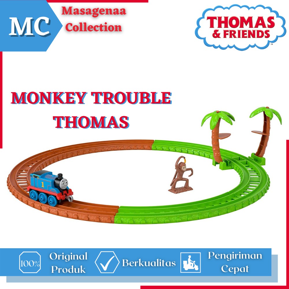 Trek Rel Kereta Kreta Api Mainan Anak Thomas And Friends Friend Track Master Set Trackmaster Monkey