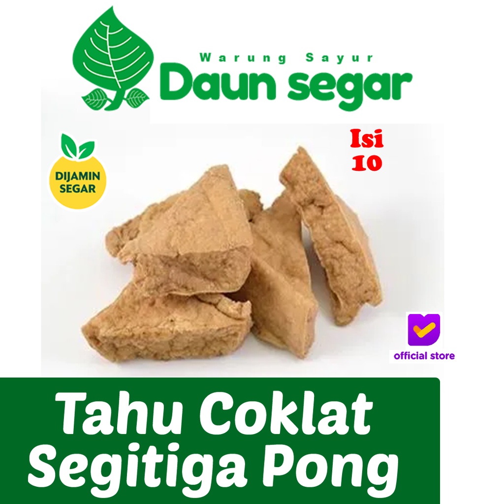 

Tahu Coklat Segitiga pong Per pack