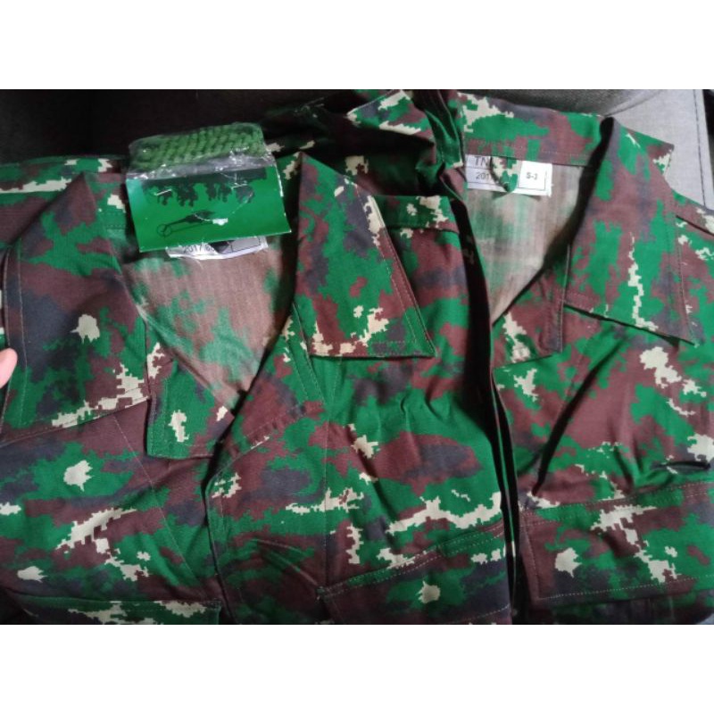 Baju PDL TNI AD NKRI 2017 Jatah