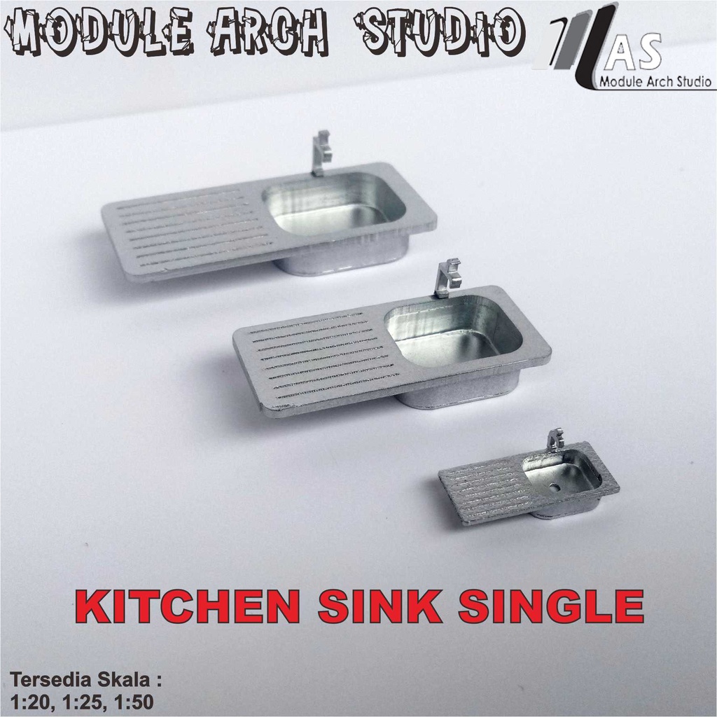 Maket Kitchen Sink - Miniatur Sink - Maket Dapur