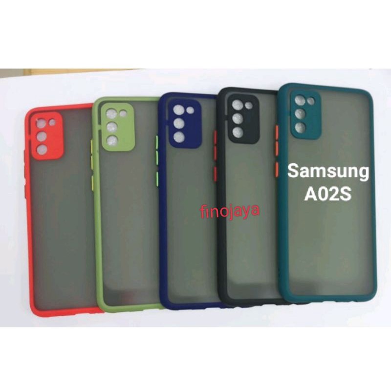 Case Aero My Choice Samsung A02S Silikon Dove Pelindung Camera