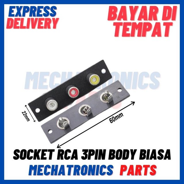 [SOC-9060] SOCKET RCA 3PIN BODY BIASA