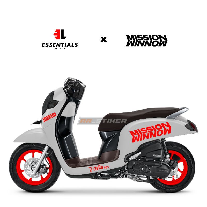 Cutting sticker scoopy fi MW