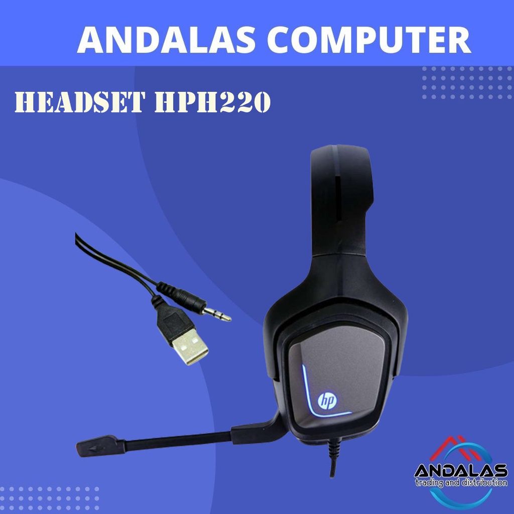 Headset Headphone Earphone HP H220 Original