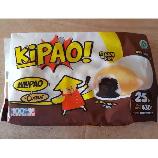 

Kipao minipao coklat (isi 25pcs)