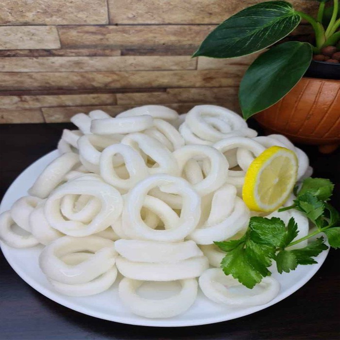 

Cumi Kupas Bersih Ring / Squid Calamari Import Frozen 1 Kg Segar Beku - Seafood Frozen