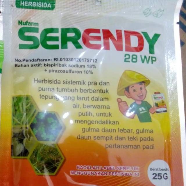 GROSIR ASLI TERJAMIN Obat Gulma Padi Ampuh Herbisida Serendy 25 gram