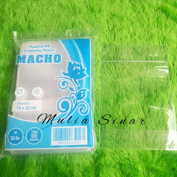 STANDING POUCH 14X22 / ZIP LOCK KLIP / PLASTIK PP STANDING POUCH