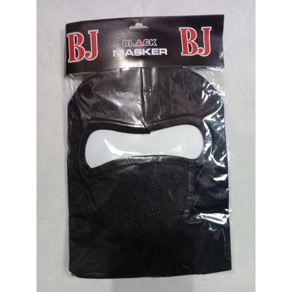 MASKER TOPENG NINJA POLOS HITAM