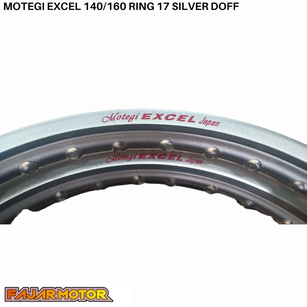 MOTEGI EXCEL JAPAN VELG ALLOY RIM ALUMINIUM WM SHAPE 140 RING 17 HARGA PER BIJI