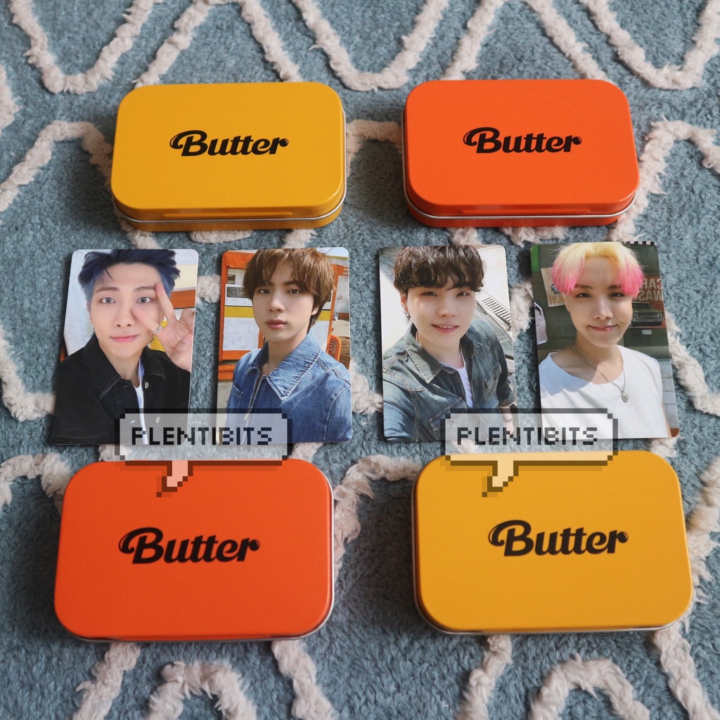 Photocard Photostrip BTS POB Album Butter Weverse Poster Cream | RM Jin SUGA j-hope