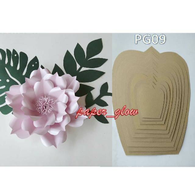 Pola/Cetakan/Template Paper Flower