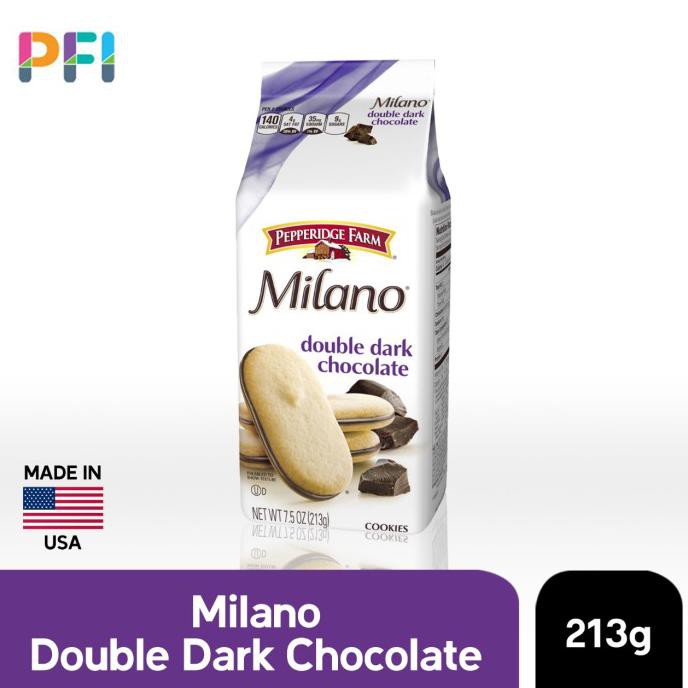 

BISKUIT COKELAT PEPPERIDGE FARM MILANO DOUBLE DARK CHOCOLATE