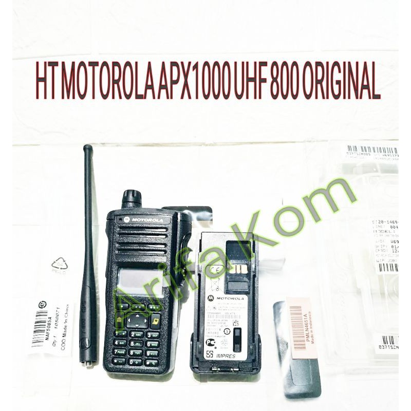 HT MOTOROLA APX 1000 UHF 800 ORI BATANGAN - HT APX1000 BATANGAN ORI MOTOROLA APX1000 HT MOTOROLA NON