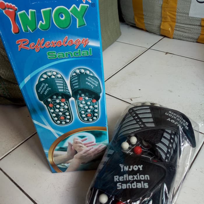 BISA COD Sandal Kesehatan Injoy Sandal Refleksi Sandal Terapi Sendal Kesehatan-XL ukuran kaki 43-44