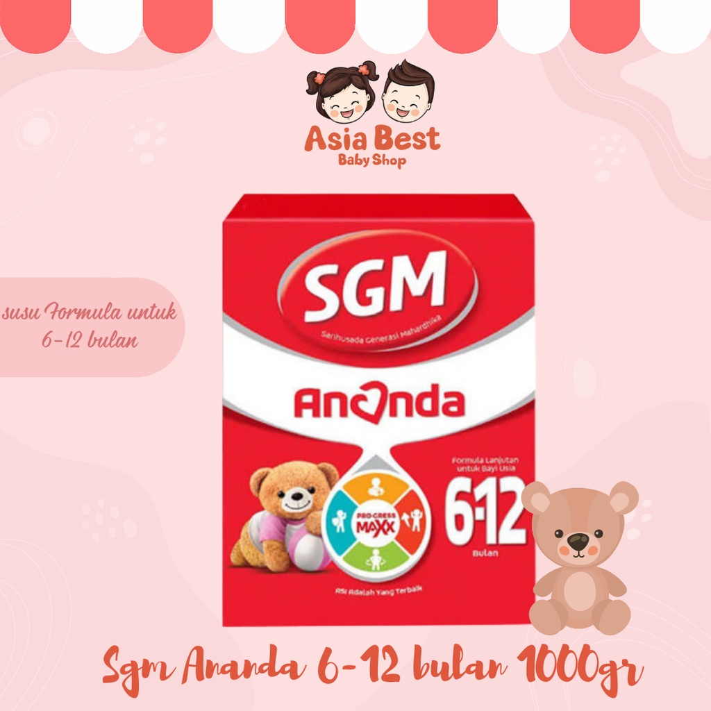 SGM 6-12 BULAN 1000 GR / susu formula bayi & anak