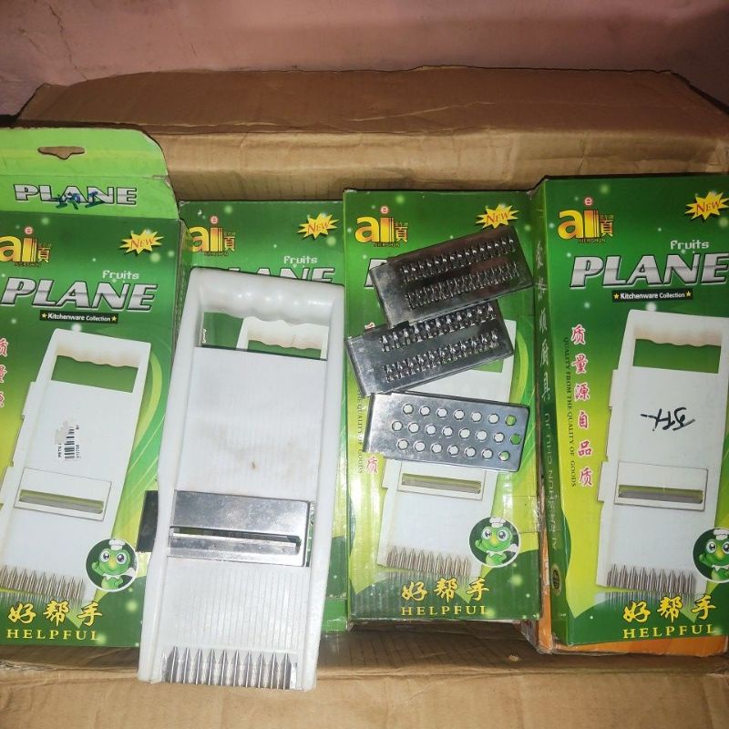 Parutan serbaguna PLANE murah parutan keripik sayur plastik