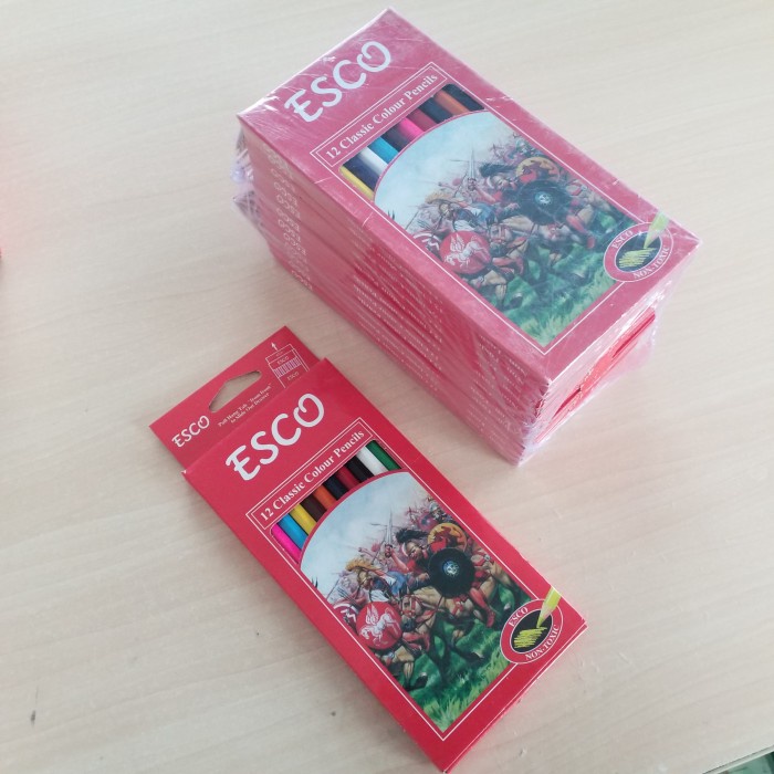 

Unik Pensil Warna Panjang Esco Terlaris