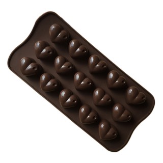 Cetakan Permen Cokelat Kue Model Hati 15 Slot Bahan Cetakan Permen Cokelat Kue Model Hati 15 Slot Bahan