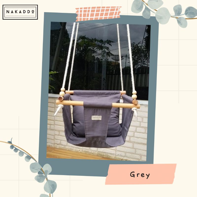 Ayunan Bayi / Anak / Balita Handmade Grey