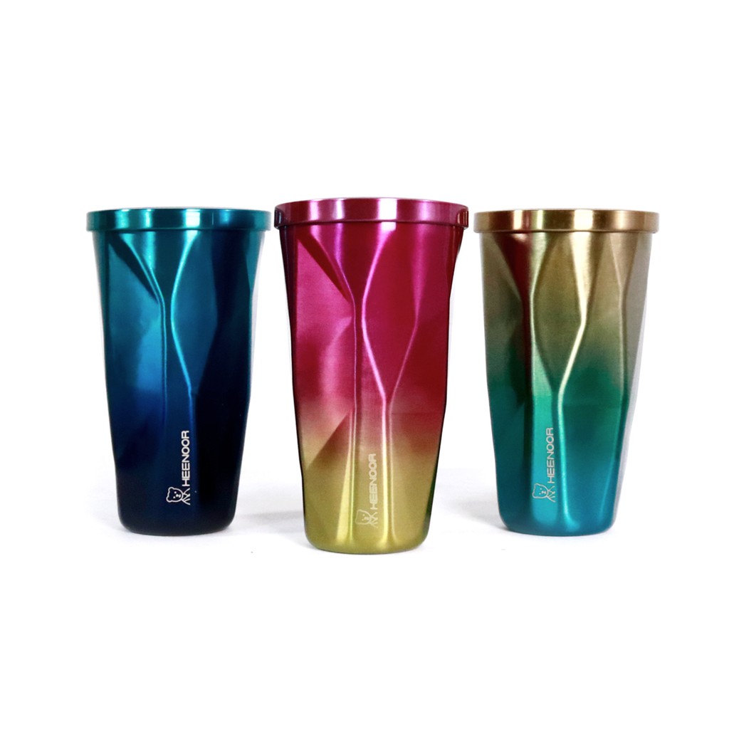 HeeNoor Termos + Sedotan Stainless Steel I termos kopi 550ml SUS 304 HN-13