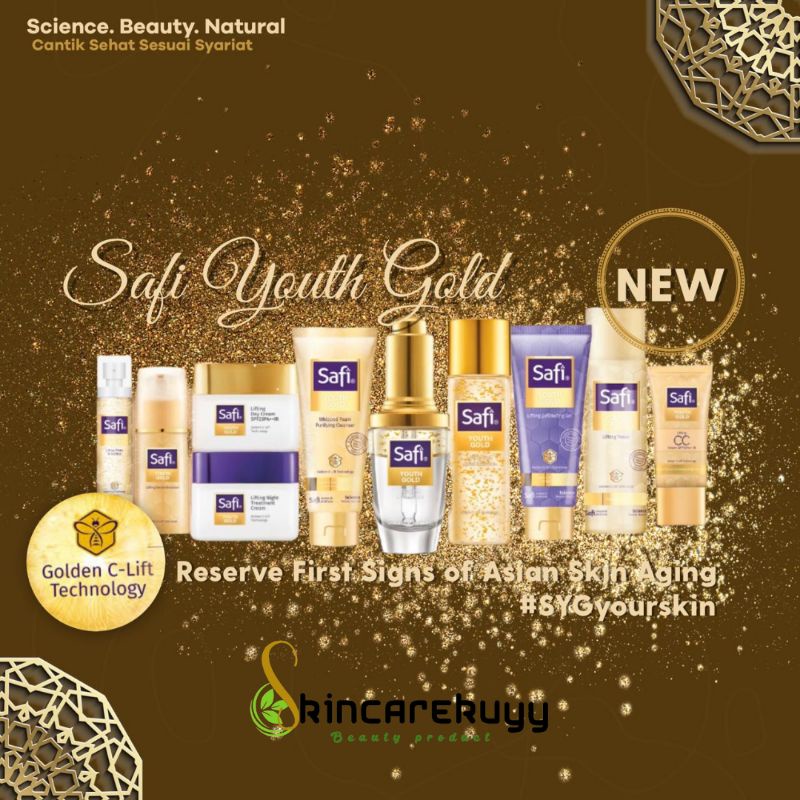 SAFI YOUTH GOLD SERIES / SAFI MALAYSIA / SERUM ELIKSIR RANIA /SAFI /SKINCARE AMAN BUMIL DAN BUSUI