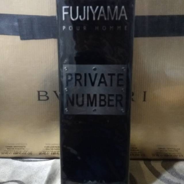 Fujiyama private number pour homme EDT 100ml