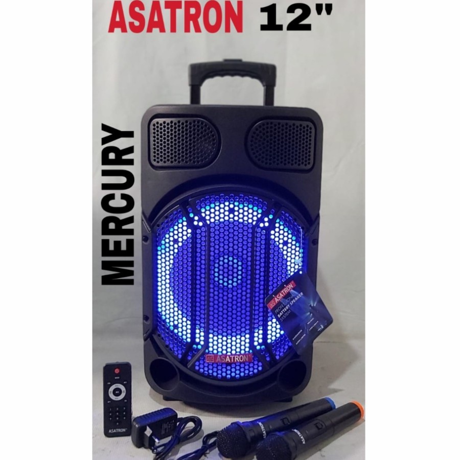 ASATRON Speaker Meeting Bluetooth 12&quot; MERCURY - Garansi Resmi 1 Tahun