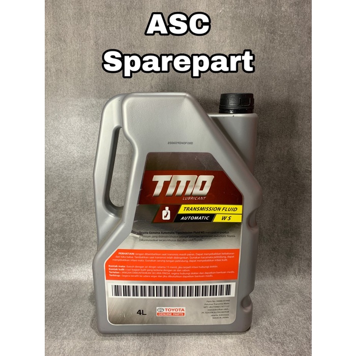 Oli Atf Toyota Ws 4L Original #98