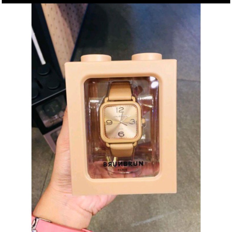 JAM TANGAN NAYLA BEIGE BRUN BRUN PARIS