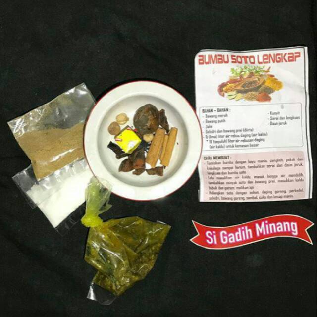 

Bumbu Soto Komplit