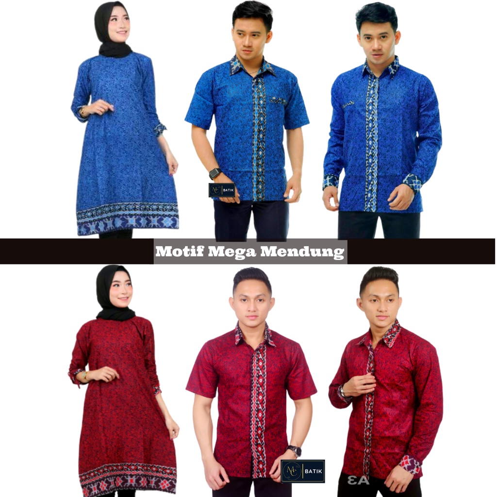 MCbatik | Baju Batik Couple Set Batik Couple Modern Tunik Batik Kemeja Batik