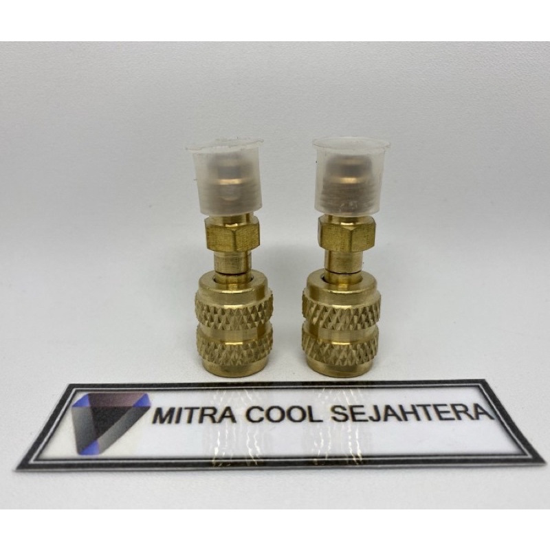 Adaptor Selang Manifold R32 R410 Konektor Connector Freon Refrigrant R 32 R 410 R410a AC Nepel R22