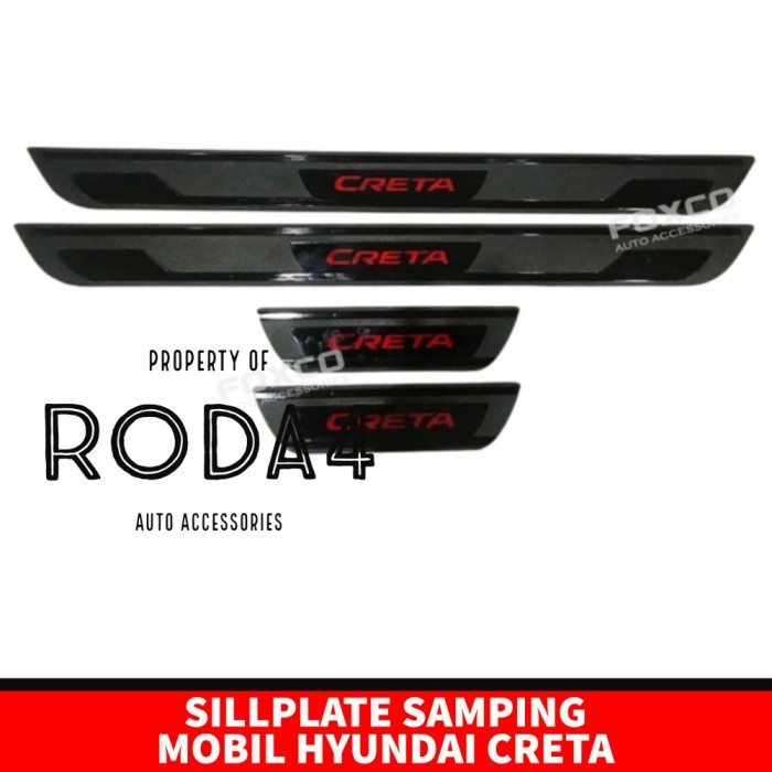 Sillplate Samping Hyundai Creta Door Sill Plate Mobil Model Sporty