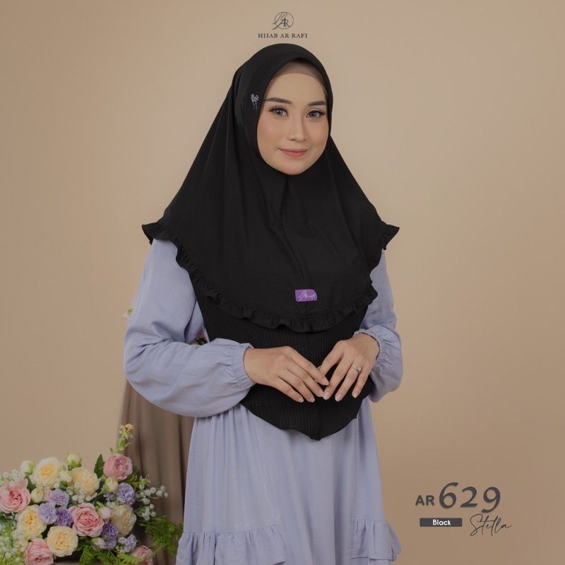 HIJAB ARRAFI AR 629 KOMBINASI PLISKET