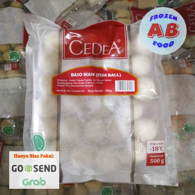 

CEDEA Bakso Ikan 500 gram CEDEA Baso Ikan 500gr Fish Ball CEDEA 500gram