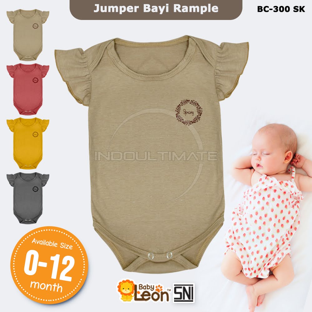 BC-300SK 1Pcs Jumper Two Tone Bayi Rample Baju Bayi SNI Jumsuit Jumpsuit Bayi Perempuan Baju Bayi Cewek Pakaian Anak Bayi Perempuan Body Suit Bayi Baju Harian Bayi