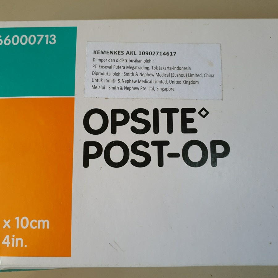 OPSITE POST-OP 20 × 10 cm Plester tahan air Post Op 20cm x 10cm