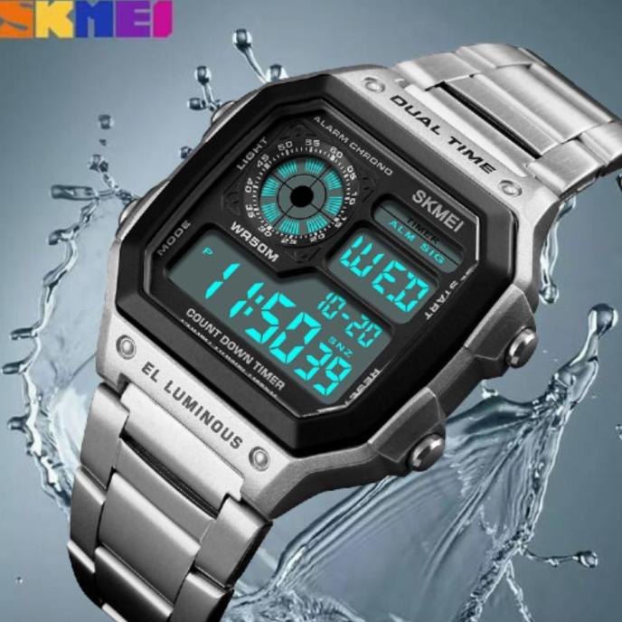 Jam Tangan Pria Digital Skime El Luminous Original Skmei Anti Air 30M Jam Tangan Murah