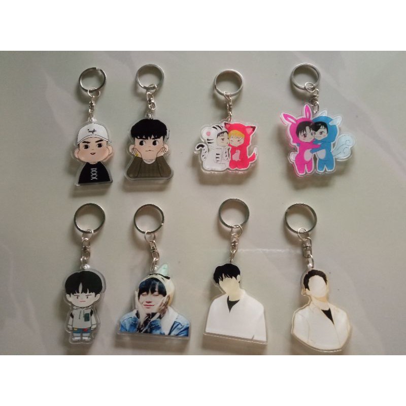 Gantungan kunci akrilik Eun Jiwon / Longguo / Baekho / Jren / Baekmin / nuest