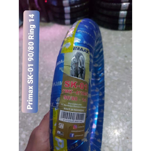 Ban Motor SNI "PRIMAX SK-01" Ukuran 90/80 Ring 14