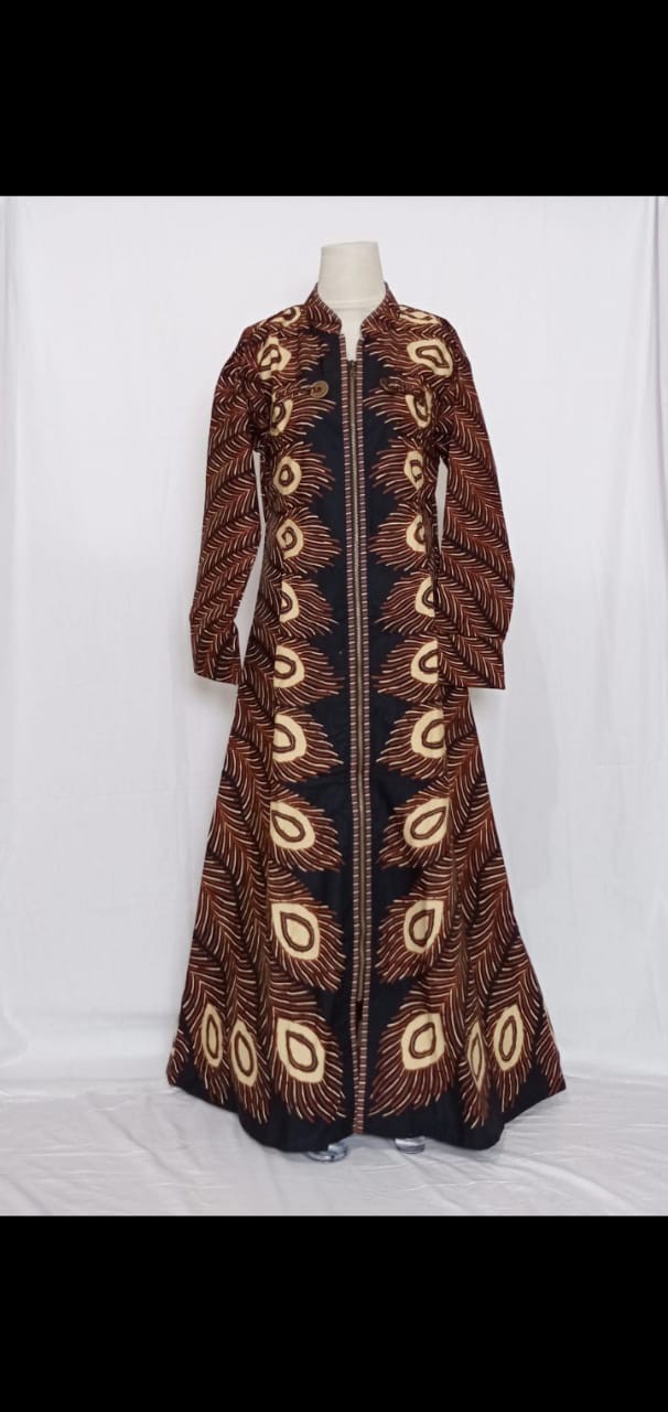 Promo Kemeja Batik Pria Lengan Panjang Kain Katun Lapis Furing Size M L Xl Xxl Bswart Batik Hrbo26