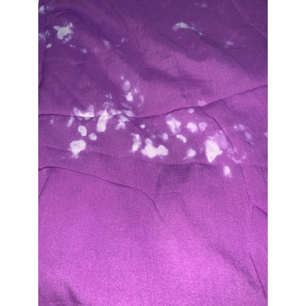 Celana Kulot Panjang Rayon Jumbo Tye Die Bali-Ungu-putih