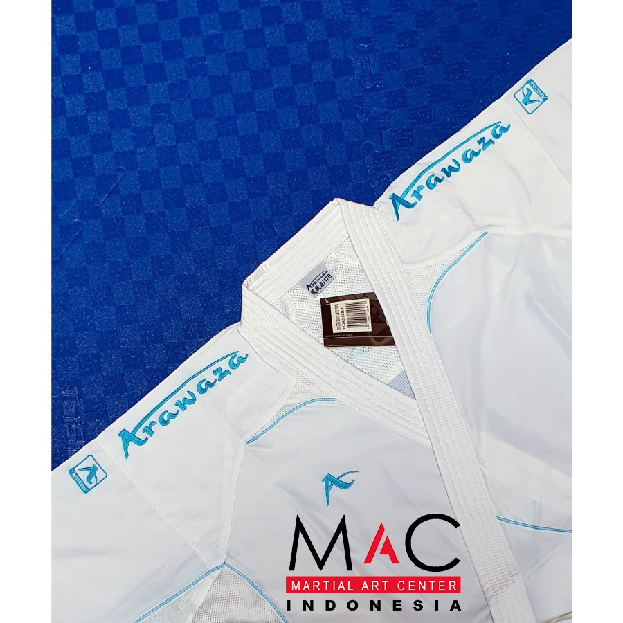 BAJU KARATE KUMITE ARAWAZA ONYX ZERO GRAVITY LIMITED EDITION BLUE
