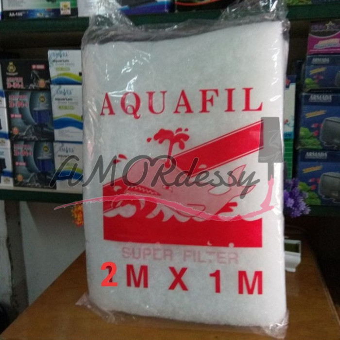Busa Filter / kapas filter aquarium 2 x 1 Meter