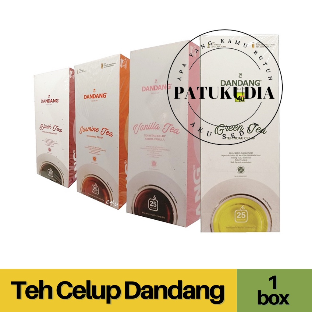 

Teh Celup Dandang 1 box isi 25 kantong