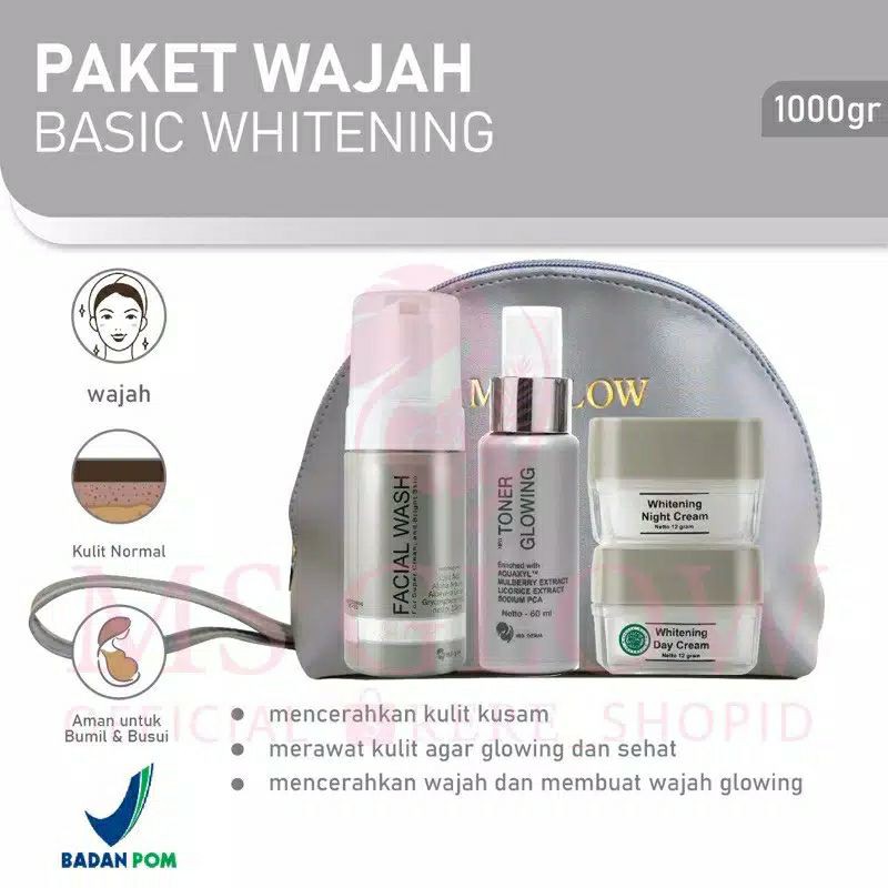 paket Ms Glow Original Free pouch