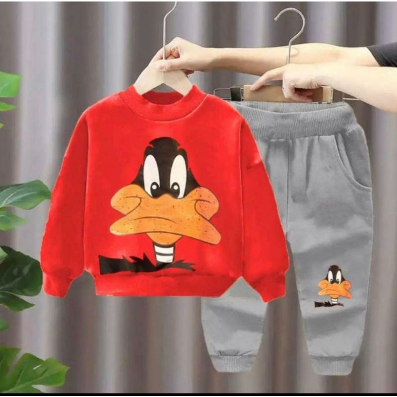 SETELAN DUCK MODEL TERBARU/SETELAN DUCK BISA PILIH WARNA 1-5 TAHUN