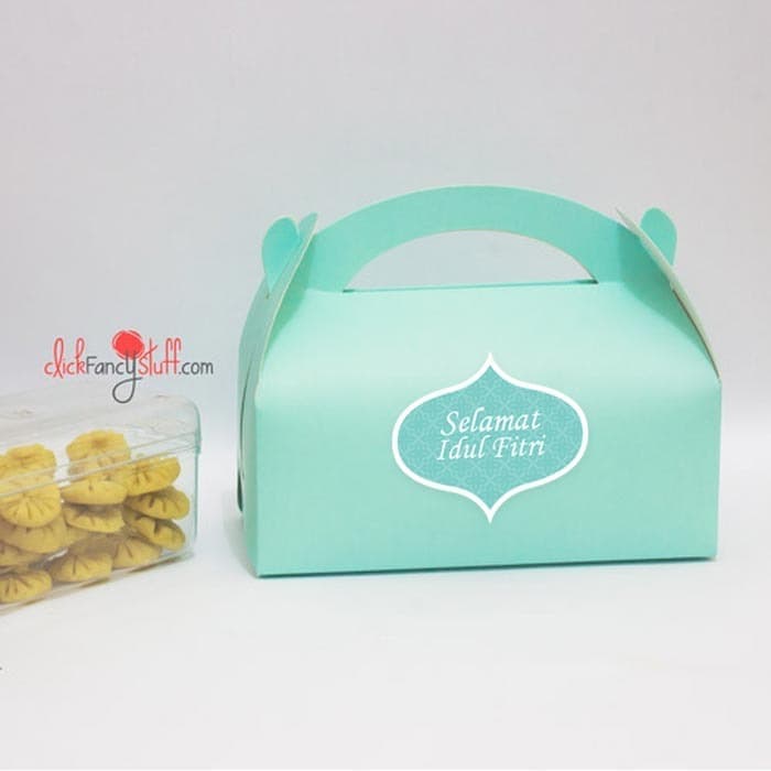 

Tosca gable box / kotak /goodie bag kue lebaran / hampers / biru - PROMO - Bisa COD - TERLARIS -