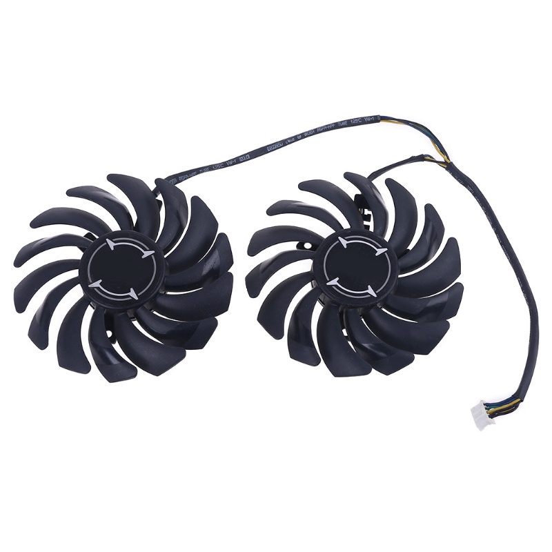 Bt 1pasang 87mm PLD09210B12HH 4pin Grafis Video Card Cooling Fan Untuk MSI RX 470 480 570 580 Armor